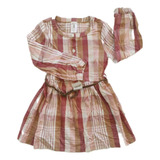 Vestido Infantil Manga Longa