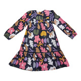 Vestido Infantil Manga Longa
