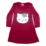 Vestido Infantil Manga Longa