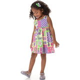 Vestido Infantil Meia Malha