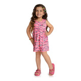 Vestido Infantil Meia Malha