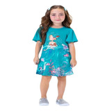 Vestido Infantil Meia Malha
