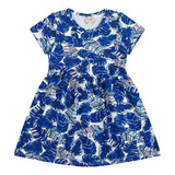 Vestido Infantil Menina Brandili Em Cotton Estampado