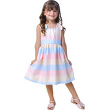 Vestido Infantil Menina Casual