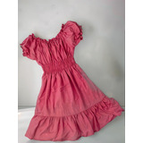 Vestido Infantil Menina Ciganinha Com Lastex De Manguinha