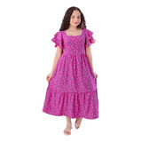 Vestido Infantil Menina Longo