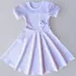 Vestido Infantil Menina Rodado Gode Evangélico Com Lacinho