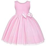 Vestido Infantil Menina Rosa Brilho Festa Aniversário Casamento 4 