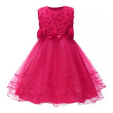 Vestido Infantil Menina Rosa