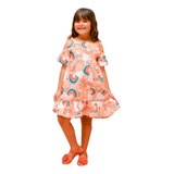 Vestido Infantil Menina Verao
