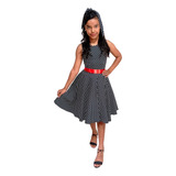 Vestido Infantil Meninas Anos