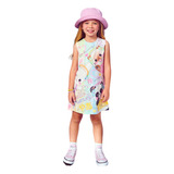 Vestido Infantil Meninas Infanti Hello Friends