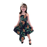 Vestido Infantil Meninas Verão Rodado Soltinho