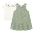 Vestido Infantil Milon Blusa E Salopete Corações Verde 