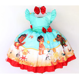 Vestido Infantil Moana Baby