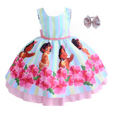Vestido Infantil Moana Baby