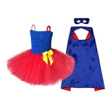 Vestido Infantil Mulher Maravilha