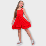Vestido Infantil Natal Ano