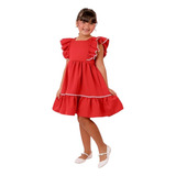 Vestido Infantil Natal Batizado Aniversário Formatura Festa