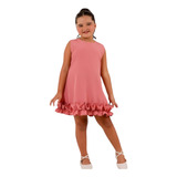 Vestido Infantil Natal Branco