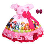 Vestido Infantil Patrulha Canina