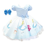 Vestido Infantil Princesa Alice