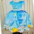 Vestido Infantil Princesa Cinderela Rodado Festa Luxo Menina