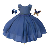 Vestido Infantil Princesa Daminha