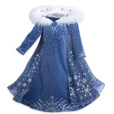 Vestido Infantil Princesa Elsa Frozen Fantasia