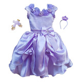 Vestido Infantil Princesa Sofia