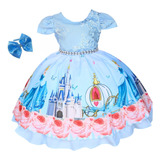 Vestido Infantil Princesas Encantadas
