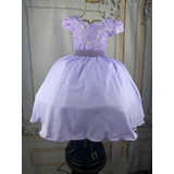 Vestido Infantil Rodado Festa Formatura Lilas Princesa Luxo