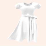 Vestido Infantil Rodado Manga