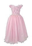 Vestido Infantil Rosa Glitter Festa Casamento De Luxo Rodado Tamanho 16