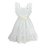 Vestido Infantil Sarja Jeans