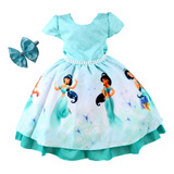 Vestido Infantil Tematico Jasmine