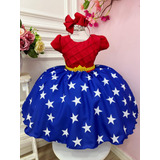 Vestido Infantil Tematico Mulher