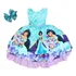 Vestido Infantil Tiffany Jasmine Princesa Festa Luxo E Tiara