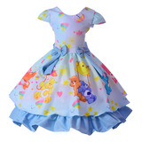 Vestido Infantil Ursinhos Carinhosos