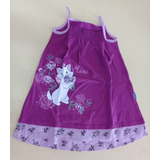 Vestido Infantil Verão Gatinha Marie Disney Alça 30395 4