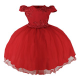 Vestido Infantil Vermelho Daminha