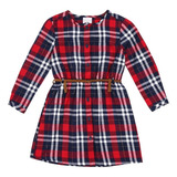Vestido Infantil Xadrez Bebe