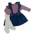 Vestido Jeans Com Meia Calça Bebê Menina Carters Original 