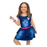 Vestido Jeans Infantil Diva