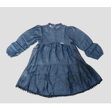Vestido Jeans Manga Longa