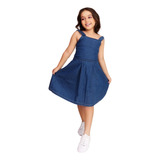 Vestido Jeans Verao Menina