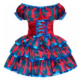 Vestido Junino Adulta Luxo