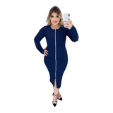 Vestido Justo Midi Social
