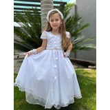 Vestido Juvenil Longo Branco