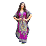 Vestido Kaftan Indiano Longo